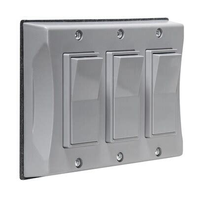 3 gang metal electrical box cover|3 gang light switch cover.